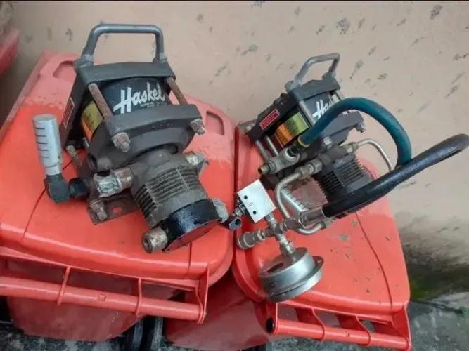 Bomba pressurizadora Teste Hid 1500psig - Haskel