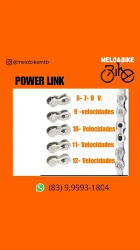 Link Power para Corrente de Bicicleta
