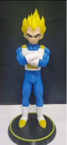 Boneco Vegeta Super Sayajim Impressão 3D