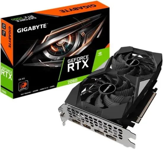 Placa De Video Nvidia Gigabyte Geforce Rtx 2060 6gb Gddr6