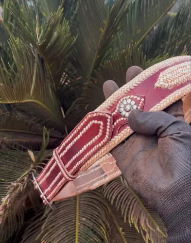 ? Cinta Tramada Artesanal - Lonca de Carneiro 100% Natural