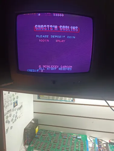 Placa fliperama Guost Globim com adaptador Jamma 