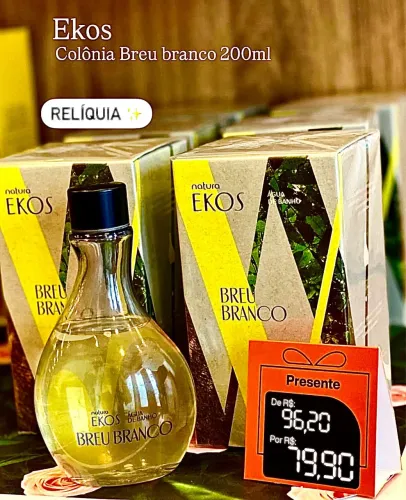 EKOS Natura Breu Branco R$:79,99 MENOR PRÉ JÁ 