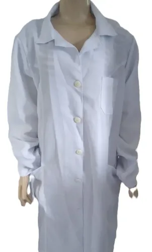 jaleco branco unissex tam. G Novo