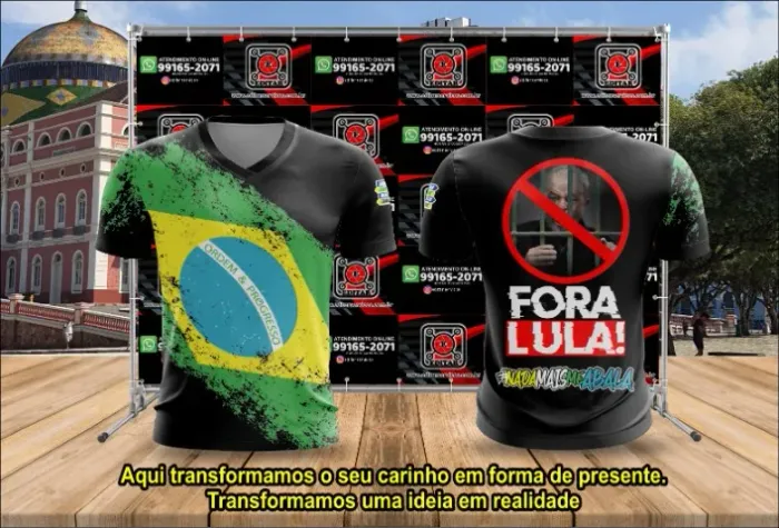 Garanta já sua camisa personalizada e vista a independência com estilo