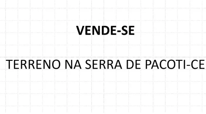 Terreno em Pacoti 