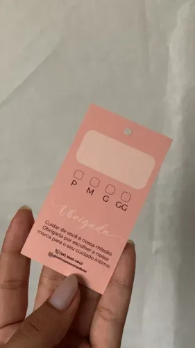 Tag Personalizada pra loja 