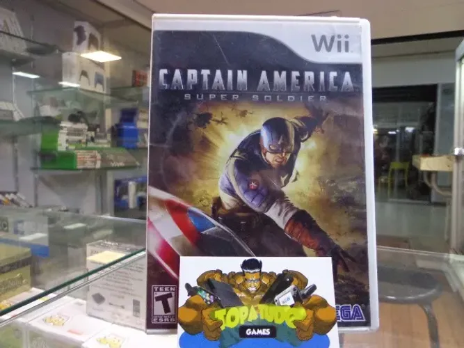 Jogo Captain America Super Soldier Wii Conservado