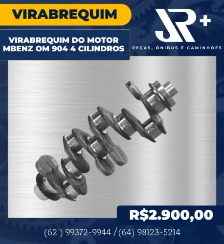 Virabrequim do Motor Mercedes Benz OM 904 4 Cilindros