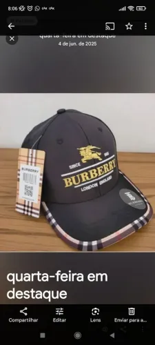 Boné Burberry