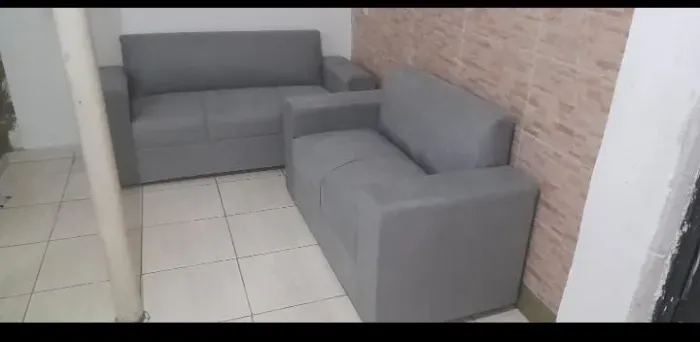 Conjunto de sofás 2 e 3 lugares várias cores. DIRETO DA FÁBRICA
