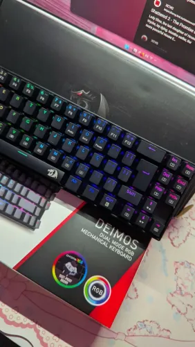 Redragon Deimos 70% teclado mecânico sem fio switch Brown