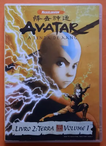 Dvd Avatar: A Lenda de Aang - Livro 2: Terra - Volume 1