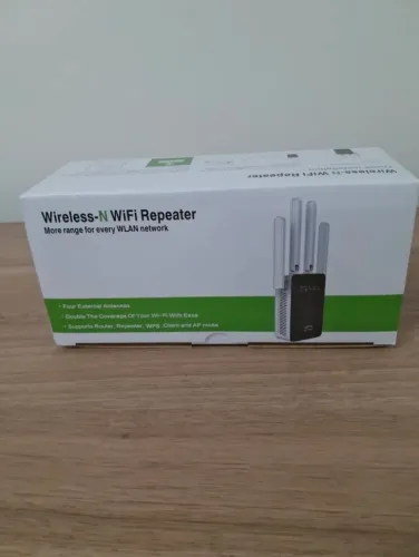Repetidor de Sinal Wi-Fi Wireless-N - Amplificador de Internet