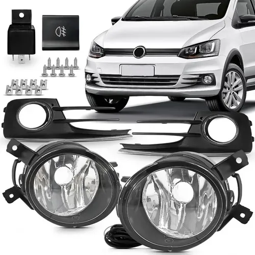 Kit Farol Auxiliar Milha Fox 2015 a 2018 Bt Original