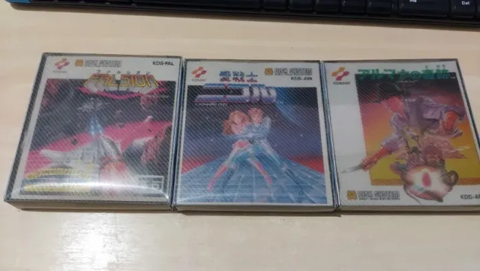 3 jogos para nintendo disk system