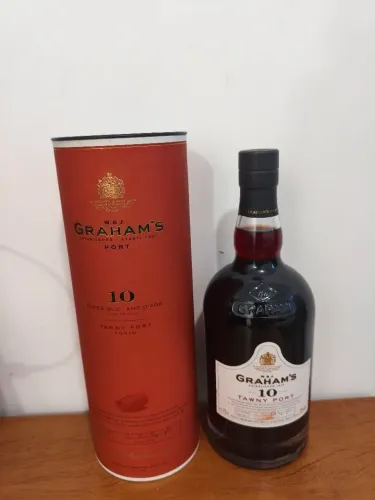 Vinho Porto Graham's 10 Anos 750ml com Lata