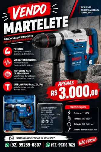 Vendo Martelete