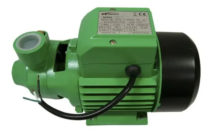 Bomba de Água Periférica Amanco XKM80 1CV 60L/min 70m Altura