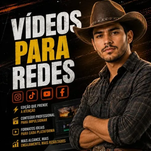 VÍDEOS PARA REDES SOCIAIS COM EDIÇÃO PROFISSIONAL