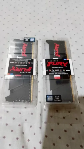 Memórias Kingston Fury Beast RGB 2X8GB 3200MHz Novas