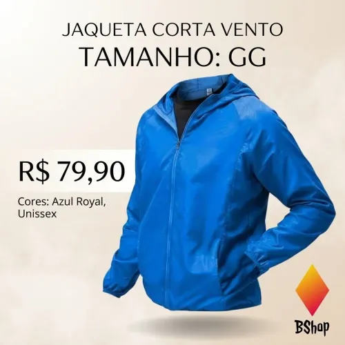 Jaqueta corta vento GG