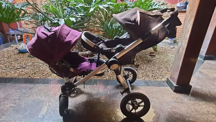 Carrinho de Gêmeos Baby Jogger City Select Double de Recém Nascido até 4/5 anos 