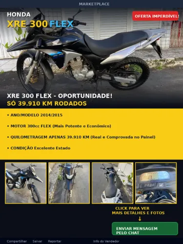 Vendo xre 300