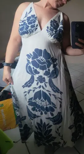 Vestido Farm Longo floral G