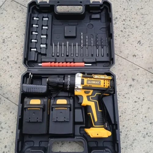 Parafusadeira E Furadeira A Bateria 48V Alobrax + 2 Baterias