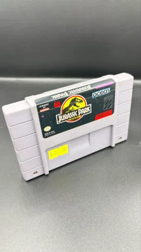 Fita cartucho original game super Nintendo jurassic  park 