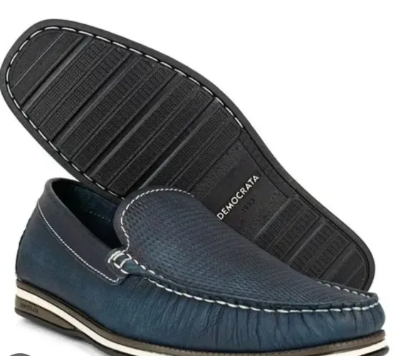 Mocassim Democrata azul 
