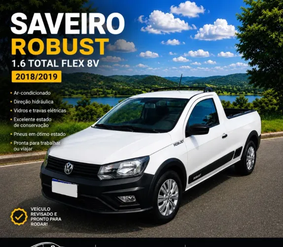 Volkswagen Saveiro Robust 1.6 Total Flex 16V 2019