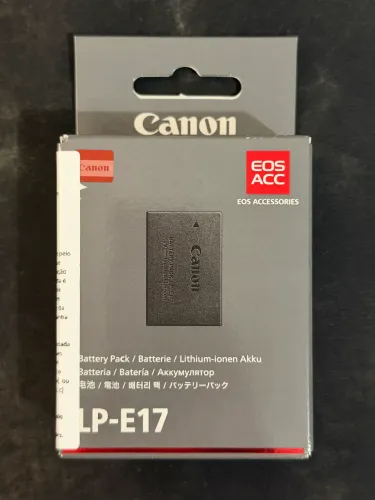 Bateria Canon LP-E17 Lacrada. Original com nota fiscal