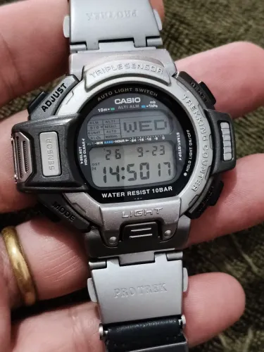 Casio protrek funcionando perfeitamente lindo