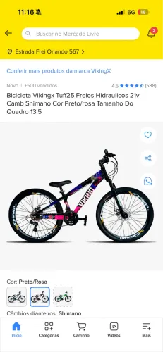 Bicicleta vikingx tuff 25
