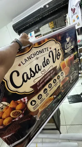 Banner em lona - 120x80cm por R$ 119,99
