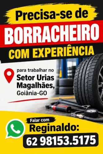 Vaga de BORRACHEIRO 