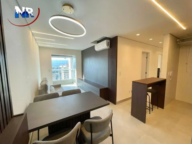 Apartamento com 2 dormitórios para alugar, 56 m² por R$ 5.500,00/mês - Macuco - Santos/SP