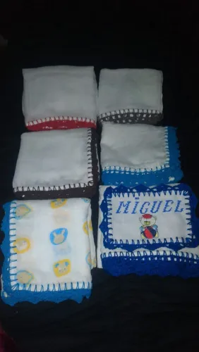 Bordados e crochê 