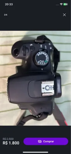 Canon EOS Rebel T5 + Lente 18-55mm + Lente 50mm f/1.8