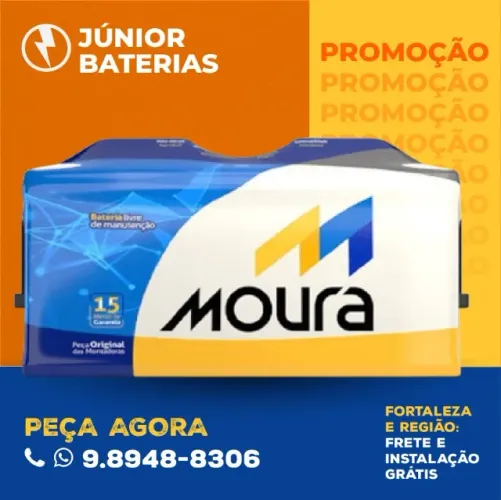 Bateria 150 amperes moura de gerador nobreak som automotivo