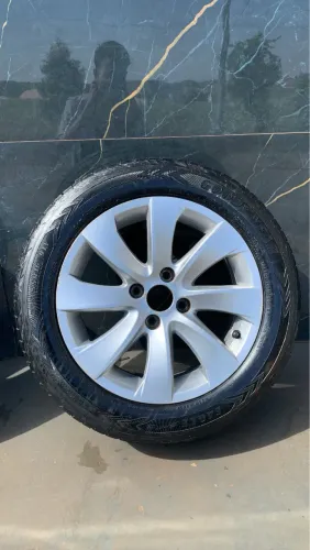 Jogos de Roda Liga Leve 205/55R16 + 4 Pneus Goodyear
