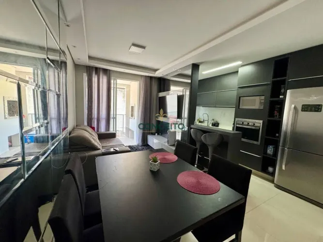 Lindo Apartamento Mobiliado de 02 Dormitórios para Locação em Barreiros Conforto, Estilo