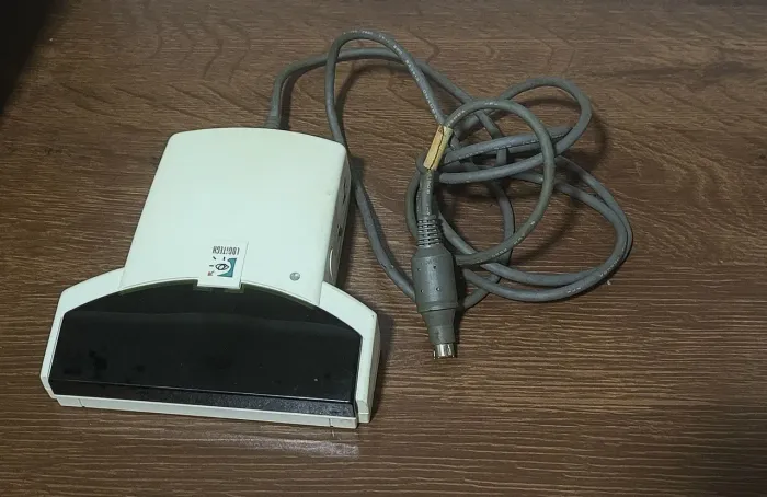 Lote Vintage: Scanner De Mão Logitech ScanMan 860004-01 + Manual - Anos 80