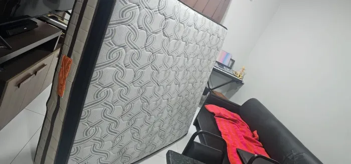 Colchão Queen 35x158x198cm Açucena Mola Ensacada Bege Marjom (MP)