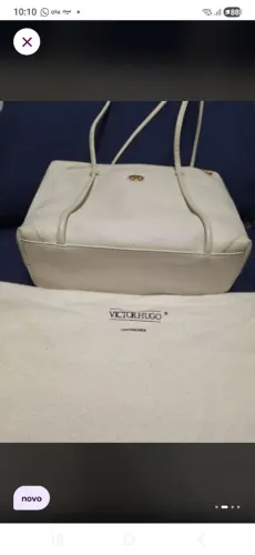 Bolsa em Couro - Victor Hugo