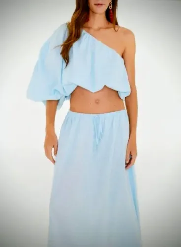 Conjunto saia e blusa-p-Farm Usado 1 vez