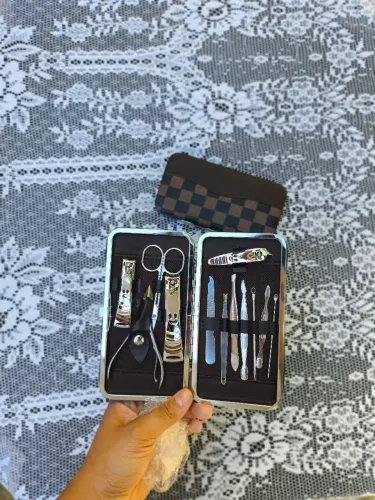 Kit Manicure & Pedicure Completo com Estojo Luxo