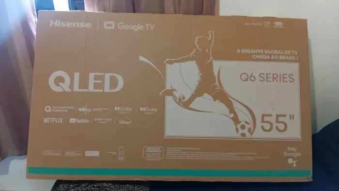 Tv Qled Hisense 55 pol Google tv